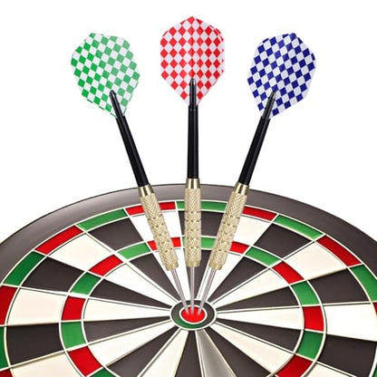 18Grams Steel Tip Darts, 18Pcs Professional Metal Tip Darts, Premium Darts Set, Standard Flights, Dart for Dartsboard, Dart for Indoor Sport