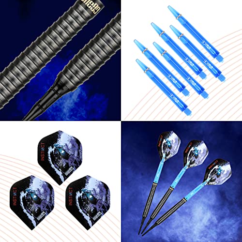 ONE80 90% Tungsten Steel Tip Darts Sets Chameleon, Night Hunter Professional Darts Set - style: Soft tip - Attack - 18g