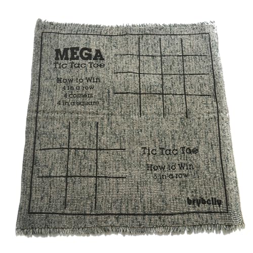 Home Jumbos Checkers Giant Checkers Set Game Rug Board Game with Reversible Game Mat for Indoor Outdoor Family