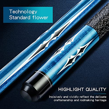 58 Inch 19oz/20oz Maple Billiard Stick Pool Cue Set 13mm Tip, Hardwood Canadian Maple Professional Billiard Pool Cue Stick - color: 19Oz
