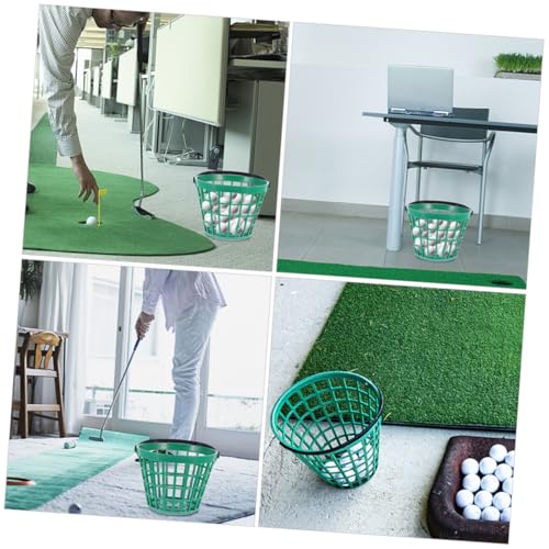 Luxshiny 2pcs Plastic Golf Basket Lightweight Storage Holder for Golf Multi-use Organizer for and Tennis Outdoor Accessory - size: 16.50X16.50X12.50CM