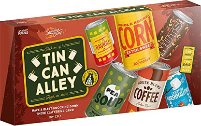 Professor PUZZLE Tin Can Alley - Have a Blast Knocking Down These clattering cans!