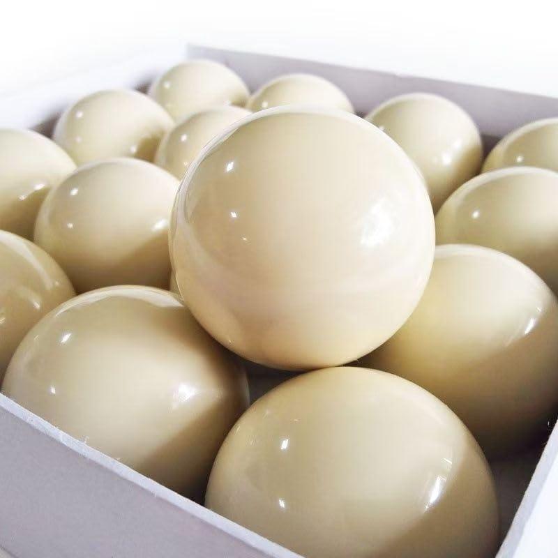 2-1/4" White Cue Balls for Pool Table,57.2mm Billiard White Ball,Red or Blue 6 Dot AAA-Grade Billard Balls,6 oz Pool Ball,A Variety of cue Balls are Available. - color: White