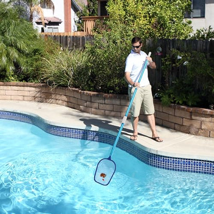 VINGLI 4-in-1 Pool Cleaning Kit, Pools Maintenance Equipment with Pool Net, Pool Brush, Skimmer Net and SPA Brush, Pool Maintenance Tools for Inground&Above Ground Swimming Pools - size: Style 2 : 4 in 1