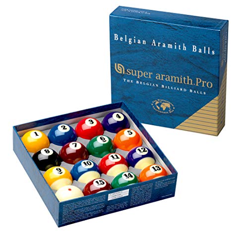 Aramith Pure Phenolic Pool Balls Regulation Belgian Made Billiard Ball Set - style: Super Pro
