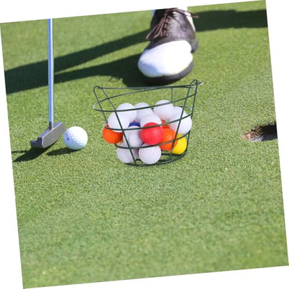 Golf Carry Bag Storage Box Efficient Metal Basket for and Organization Holds up to Lightweight and Portable Organizer