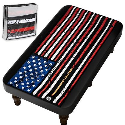 Pool Table Cover Billiard Table Covers Outdoor Leather Waterproof Pool Table Cover for Protecting Pool Table Felt 6/6.5/7/7.5/8/8.5/9 ft Fitted - color: Black