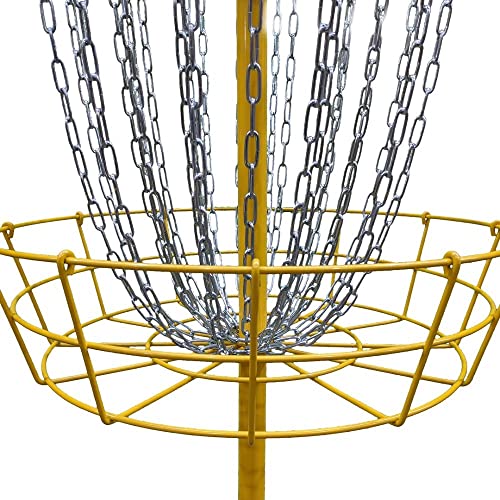 RAD Birdie Lite 24-Chain Disc Golf Basket - color: Yellow