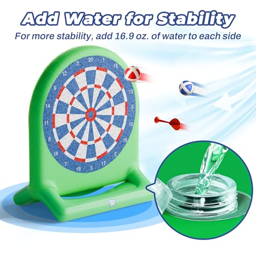 Funscape Kids Inflatable Tic-Tac-Toe Pool Toy, Fun Swimming Pool Soft Ball Toss Game, Outdoor Yard Water Target Sports Activity, Cool Summer Beach Party Gift 3 4 5 6 7 8 Yr Boy Girl Child-Tic-Tac-Toe - style: Tic-Tac-Toe