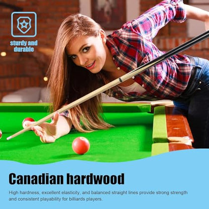 Pool Cue Stick Billairds cue Stick Pool Stick 58" Set of 2/Set of 4 /Set of 4 20OZ for Pool Table,Pool Sticks with 13mm Tip - size: 58" Set of 2