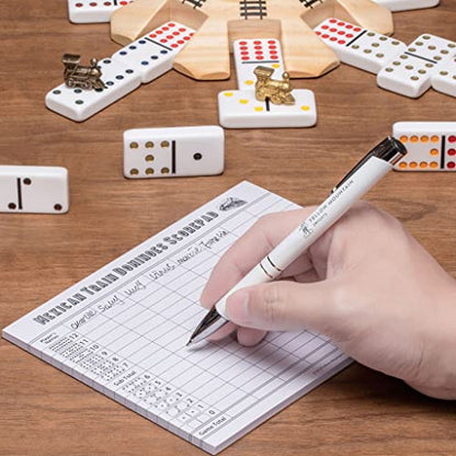 Yellow Mountain Imports Mexican Train Dominoes Scorepad - 50 Sheets - size: Mexican Train - 50 sheets