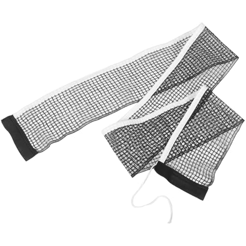 Polyester-Cotton Mesh Table Tennis Net Foldable Design Quick Installation Tight Rebound for Indoor Outdoor Standard Tables