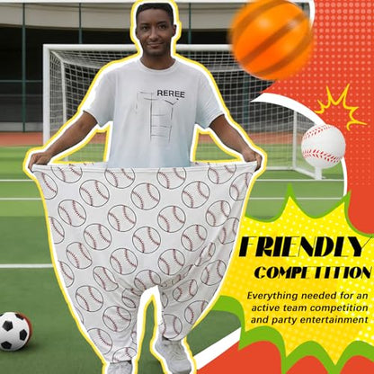 Granny Pants Yard Game, Baseball Soccer Game Outdoor Party Toss with 2.5 Inch Durable High-Bounce Balls, No Inflation Needed, Wind-Resistant for Backyard, Family Reunion & Easter - style: Ball Sports