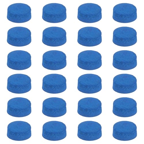 Billiard Pool Cue Tips, Pool Cue Tips Replacement Kit Cow Leather Pool Cues - color: Blue, size: 9mm