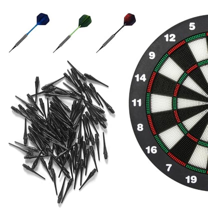 2BA Thread Soft Dart Tips, 300 Pack Plastic Dart Points Replacement, Premium Dart Accessories