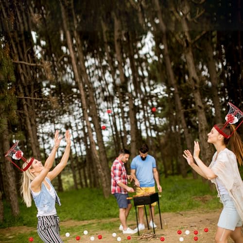 Arrowbash Outdoor Lawn Summer Games egg spoon race game swishball basketball game Shaking Balls kit for Indoor Outdoor Family Birthday Party Reunion Lawn Carnival Games Toys