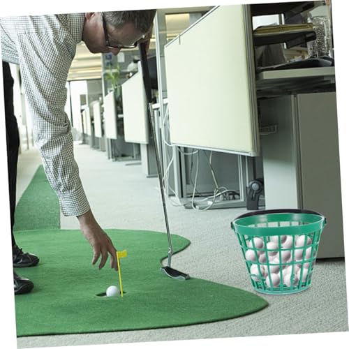 Luxshiny 2pcs Plastic Golf Basket Lightweight Storage Holder for Golf Multi-use Organizer for and Tennis Outdoor Accessory - size: 16.50X16.50X12.50CM