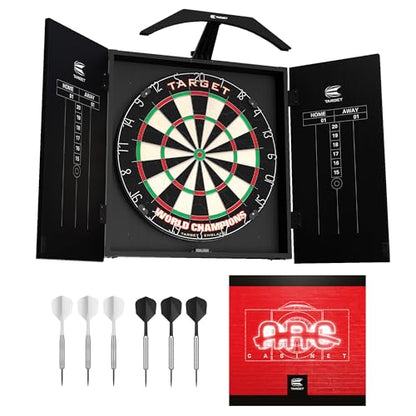 Target Darts Arc Dartboard Lighting System Home Cabinet Set