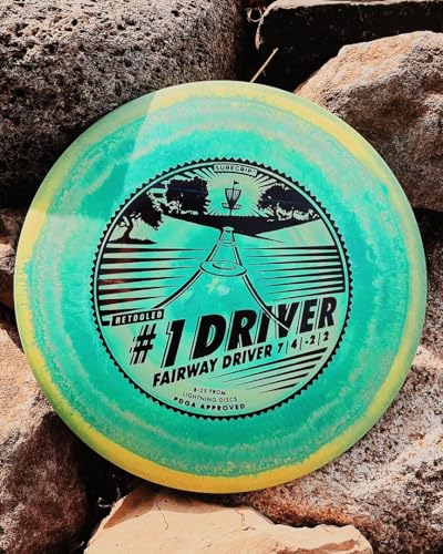 Lightning 2-Pack – #1 Driver & #2 Driver (Sure Grip) – Disc Golf Drivers Set, Distance & Control, Floats on Water (#2 Driver Only)