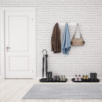 Matace 3 Pack Rubber Small Boot Tray for Entryway,Boot Mat,Shoe Tray,Shoe Mat for Indoor and Outdoor Use, 27.95"x 15.74" (Pack of 3) - size: 29.5"L x 15.7"W x 1.2"Th (Pack of 3)