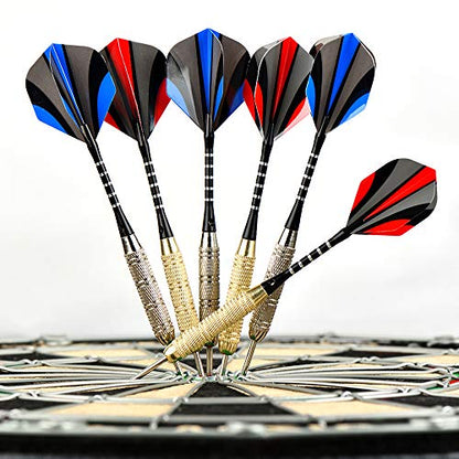 Steel Tip Darts Set 18 Grams15 Pack Steel Barrels - style: m alu15