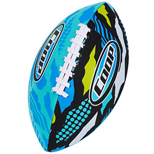 Swimways Hydro Waterproof Football, Outdoor Games for Adults and Kids, Swimming Pool Accessories and Pool Party Games,9.25 Inches, Green - color: Blue