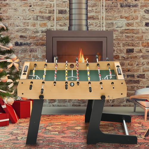 GAOMON 48 Inch Foldable Foosball Table, Soccer Table Game for Kids and Adults, Arcade Table Soccer for Home, Indoor Game Room Sport, Easy Assembly