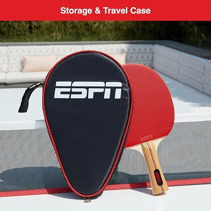 ESPN Ping Pong Set, Table Tennis Ideal for Family Games and Game Night - color: 1 Paddle