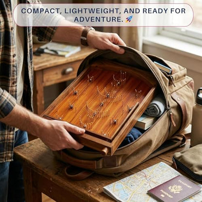 Nagina International Bagatelle Pinball Game on Traditional Wooden Craft Table | Gifts and Exclusive Games (Large)
