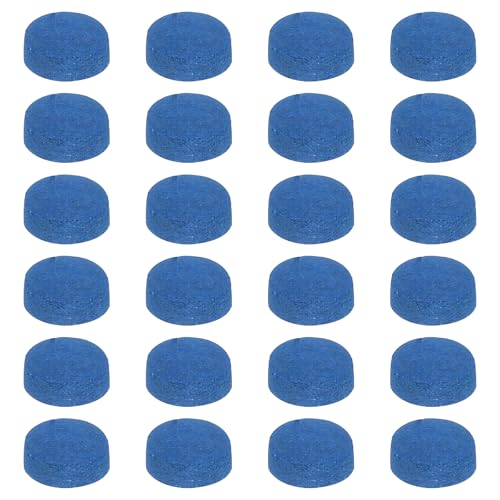 Billiard Pool Cue Tips, Pool Cue Tips Replacement Kit Cow Leather Pool Cues - color: Blue, size: 11mm