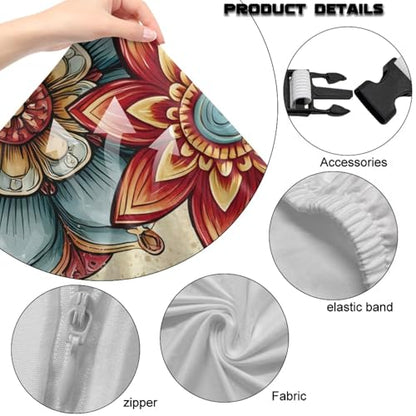 Hummingbird Print Gaming Chair Seat Covers Bohemian Flower Print Game Chair Cover with Armrest Covers Skin Friendly Soft Elastic - color: Brown - Hummingbird Bohemian Flower