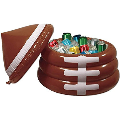 Inflatable Football Cooler (Holds apprx 24 12-Oz cans) Party Accessory (1 Count) (1/Pkg) - style: Football Cooler