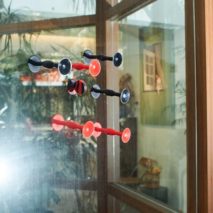 Sucker Darts Throwing Game Set, Silicone Suction Cup Toys - color: Red+black