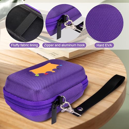 Travel Card Game Case Compatible with Card Games Set, Card Case Compatible with UNO Game Card Holder, (Not Including Cards) (Purple)
