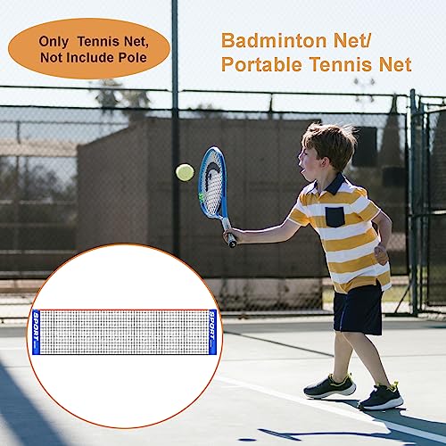 Badminton Pickleball Net, Polyester Badminton Net Replacement, Kids Adult Volleyball Training Net for Tennis, Volleyball, Only Tennis Net,No Include Pole - size: 6.1m