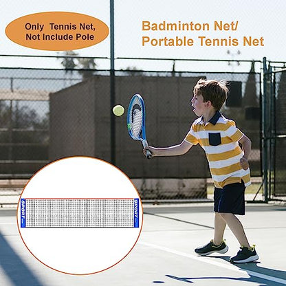 Badminton Pickleball Net, Polyester Badminton Net Replacement, Kids Adult Volleyball Training Net for Tennis, Volleyball, Only Tennis Net,No Include Pole - size: 6.1m