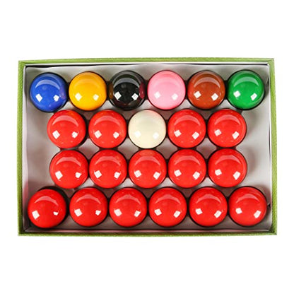 ASKA Billiards Snooker Balls Set, 22 Balls Including a Cue Ball - style: SB02A, Grade A, Set of 22 balls 2-1/16