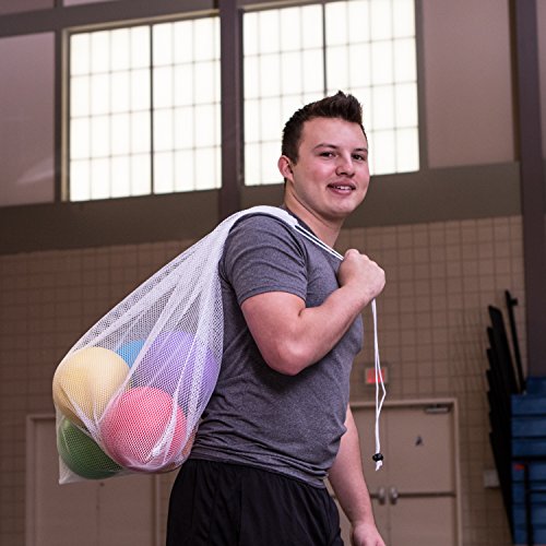 Champion Sports Rhino Skin Dodgeball Set – 6 Soft Foam Balls with Durable Coating, 6" or 7" for Gym, Playground Play - style: 6" Set of 6