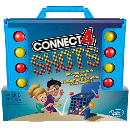Hasbro Gaming Connect 4 Shots Board Game Activity for Kids Ages 8+, Active Games for Families, 2 Player Game, Kids Games and Gifts (Amazon Exclusive)