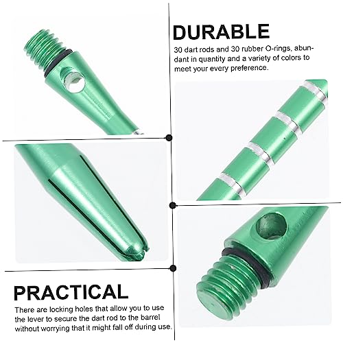 Aluminum Dart Shafts Set Rings for Tip Darts Durable Non-Slip and Easy Control All Players and Enhancing Performance
