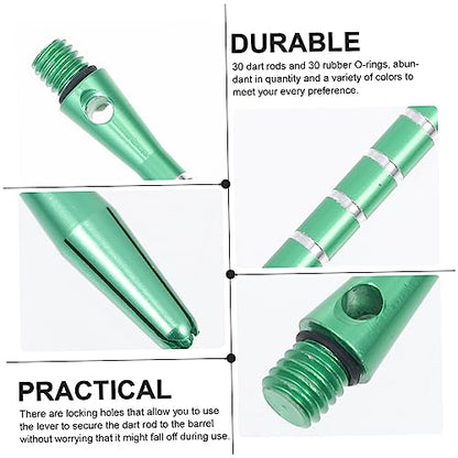 Aluminum Dart Shafts Set Rings for Tip Darts Durable Non-Slip and Easy Control All Players and Enhancing Performance