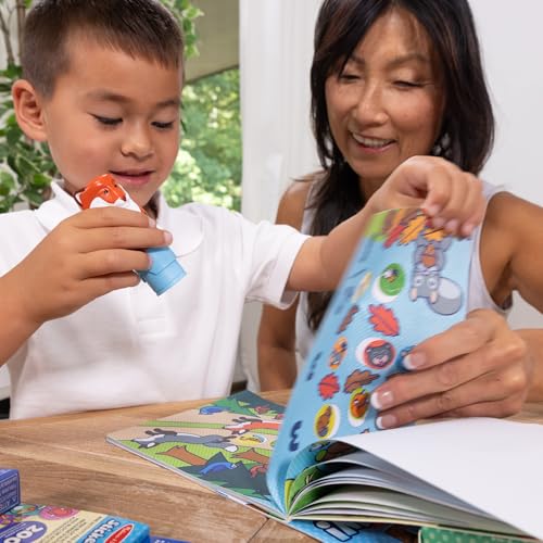 Melissa & Doug Sticker Wow!™ Fox Bundle: 24-Page Activity Book, Refillable Sticker Stamper, Mini Pad, 500 Stickers, Arts and Crafts for Kids Ages 3+ - color: Fox, size: Bundle