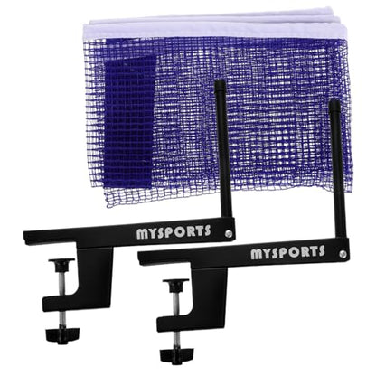 Retractable Pong Net Table Tennis Net and Post Set for Table Tennis Strap
