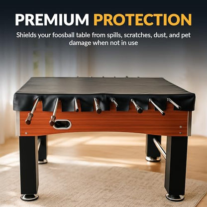 Hathaway Foosball 56" Table Cover , Black