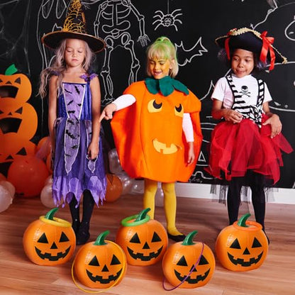 VioraWhite Summer Halloween Ring Toss Game Inflatable Pumpkin Pool Toys Ring Toss Pool Game Halloween Pumpkin Beach Balls Toys Set for Party Yard Garden Lawn Decoration