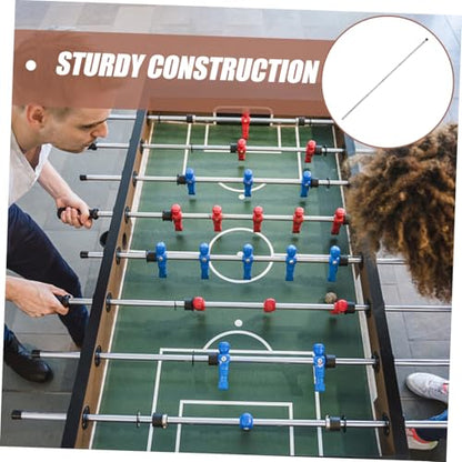Foosball Table Pole Replacement Iron Rod for Soccer Game Machine Lightweight Easy to Install for Tables Accessory for Football Enthusiasts