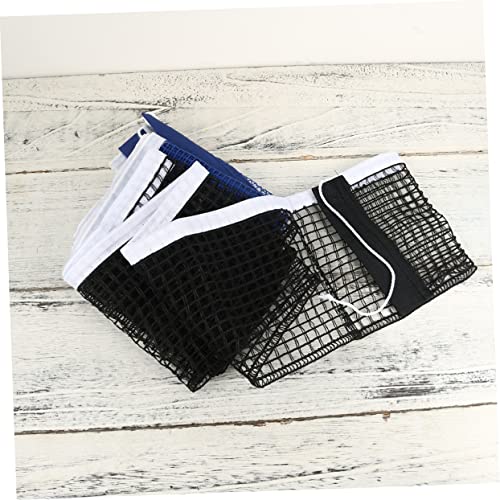 Toddmomy 2PCS Nylon Table Tennis Replacement Net Regulation Size Portable Pong Net for Indoor/Outdoor Use Easy Setup Compatible Standard Tables