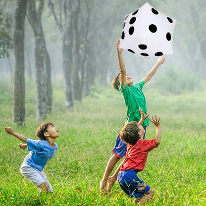 13 inch Giant Inflatable Dice Pool Toy for Lawn Game Outdoor Floor Games，Pack of 2