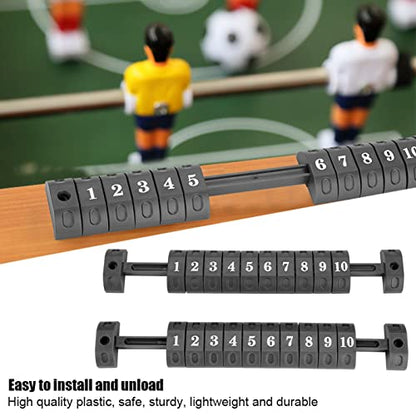 2pcs Foosball Scoring Counters 10 Numbers Scoring Score Counter Indicator for Standard Football Tables