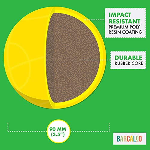 Barcaloo Bocce Ball Set with 8 Premium Resin Balls, Pallino, Carry Bag & Measuring Rope